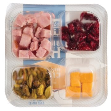 H-E-B Ready, Fresh, Go! Snack Tray - Uncured Ham & Mild Cheddar Cheese, 3 oz