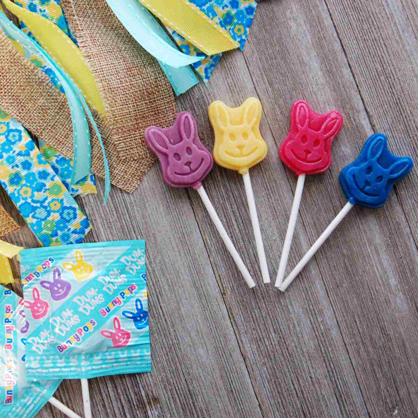 Dum Dums Bunny Pops Easter Candy - Shop Candy at H-E-B