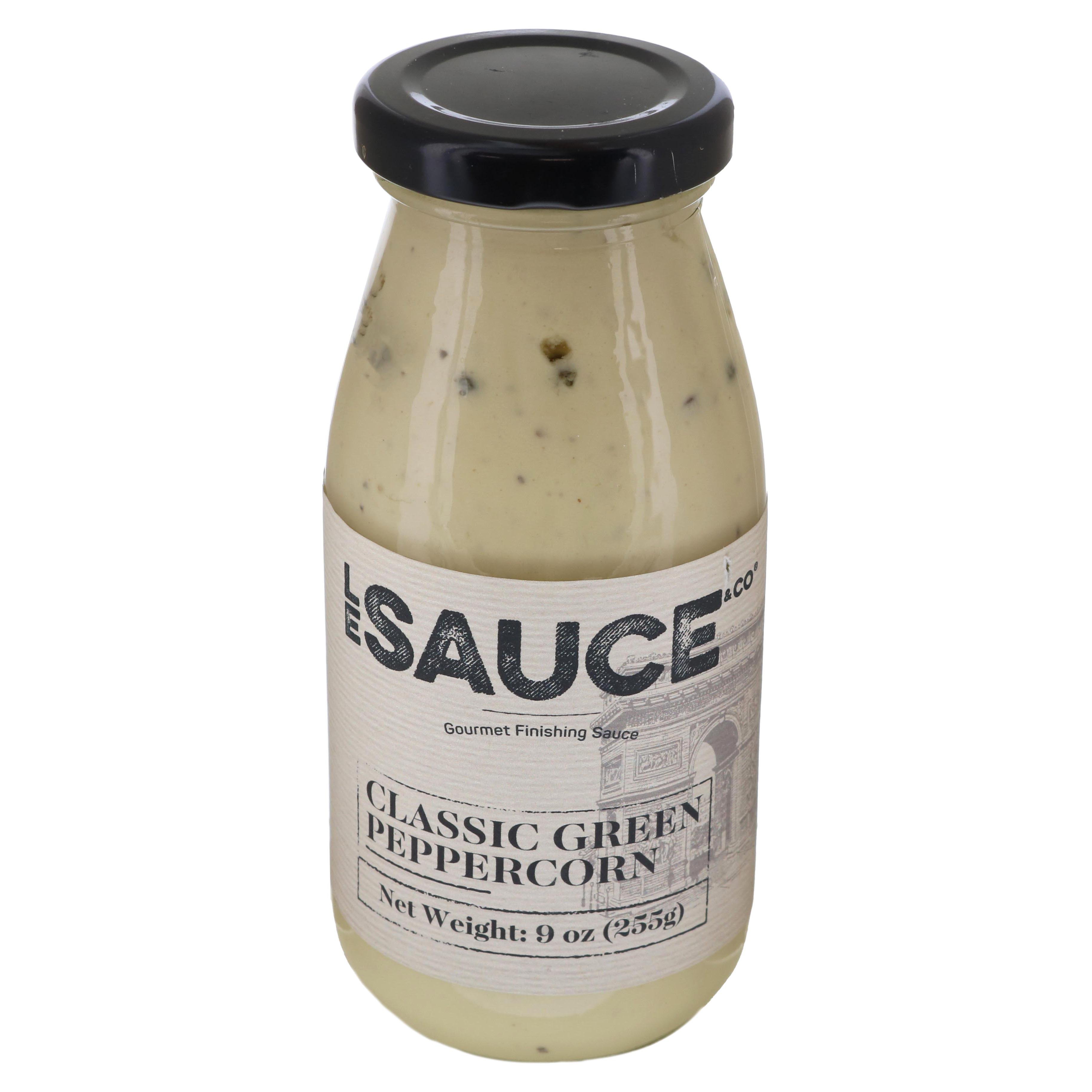 Le Sauce & Co. Classic Green Peppercorn Gourmet Sauce Shop Specialty