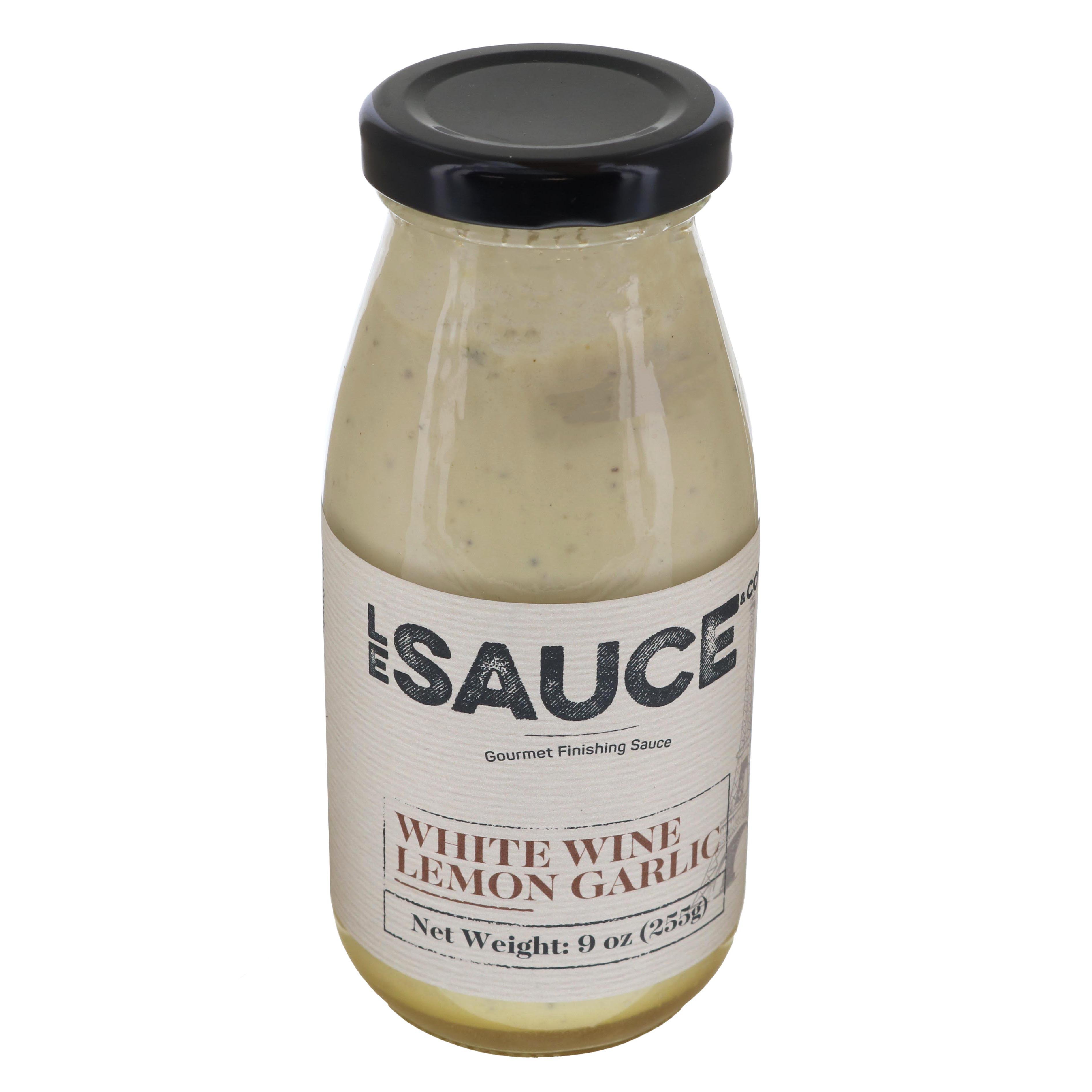 Le Sauce &amp; Co. White Wine Lemon Garlic Gourmet Sauce - Shop Specialty ...