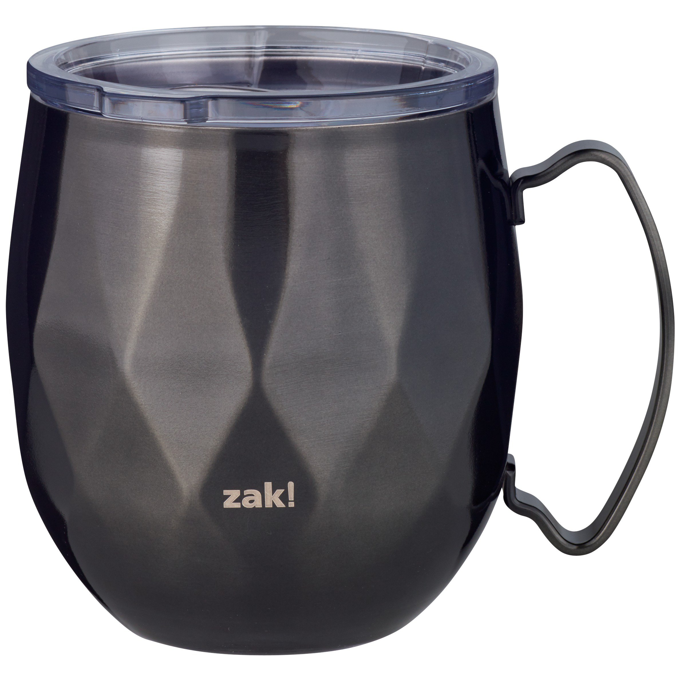 Zak Designs Fractal Mule Mug Stainless Steel Gunmetal Shop Cups