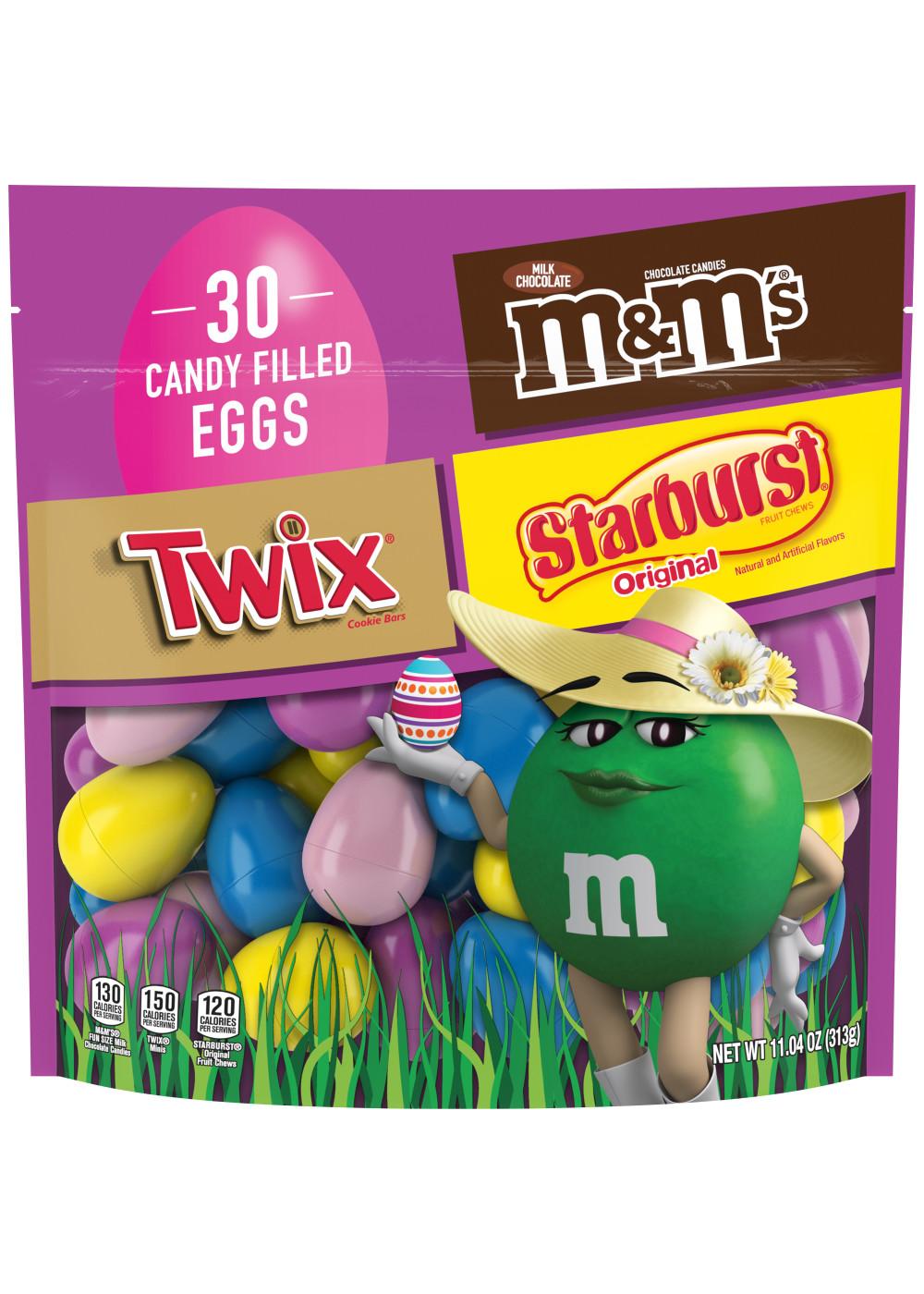 M&M'S, Twix & Starburst Candy-Filled Easter Eggs; image 1 of 8