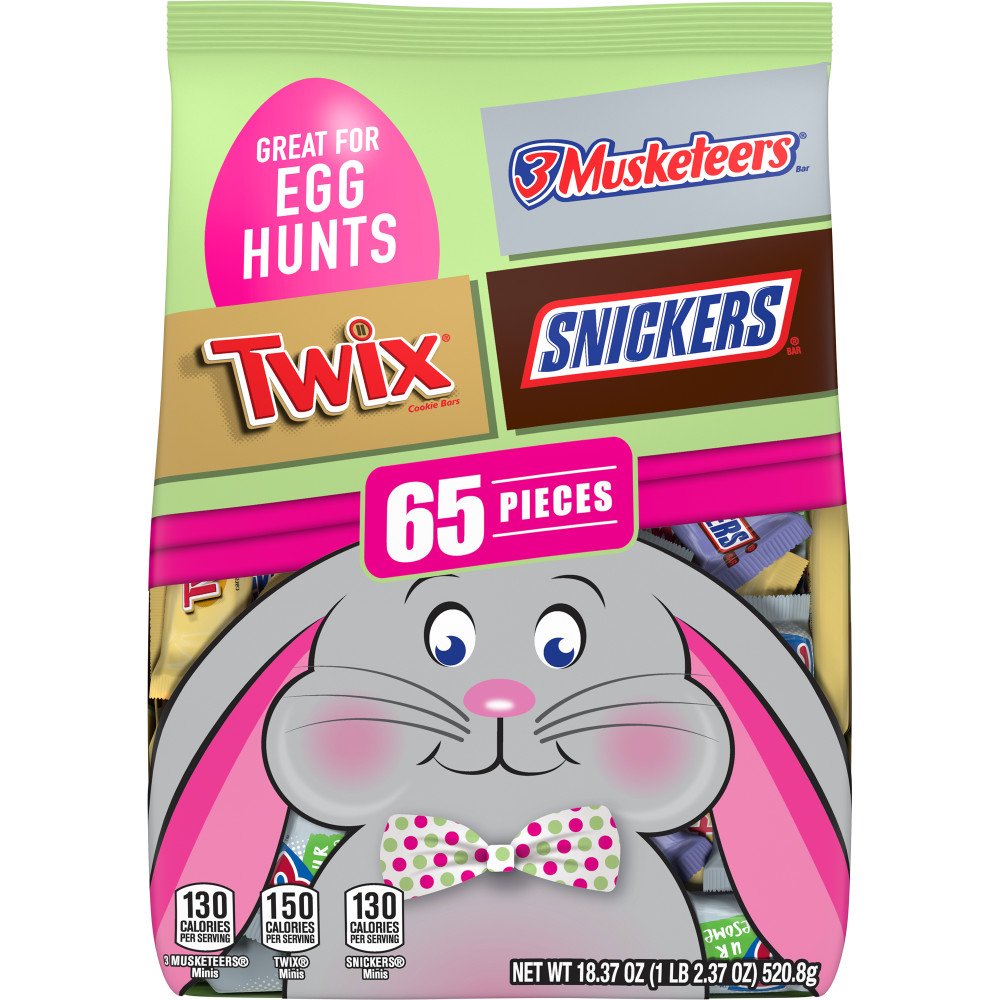 Snickers, Twix & 3 Musketeers Assorted Easter Candy - Shop Candy at H-E-B