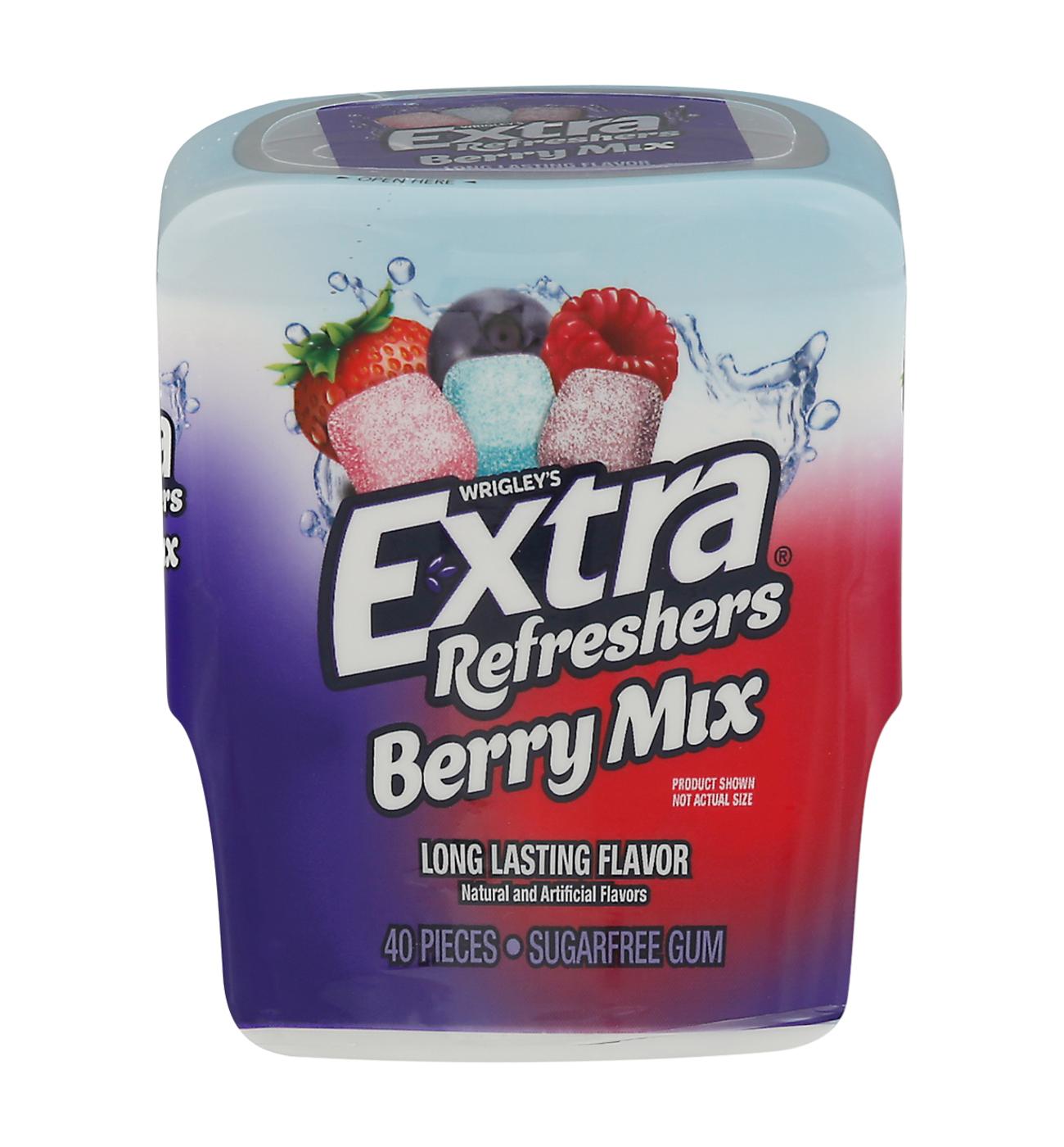 Extra Refreshers Sugarfree Chewing Gum - Berry Mix; image 1 of 2