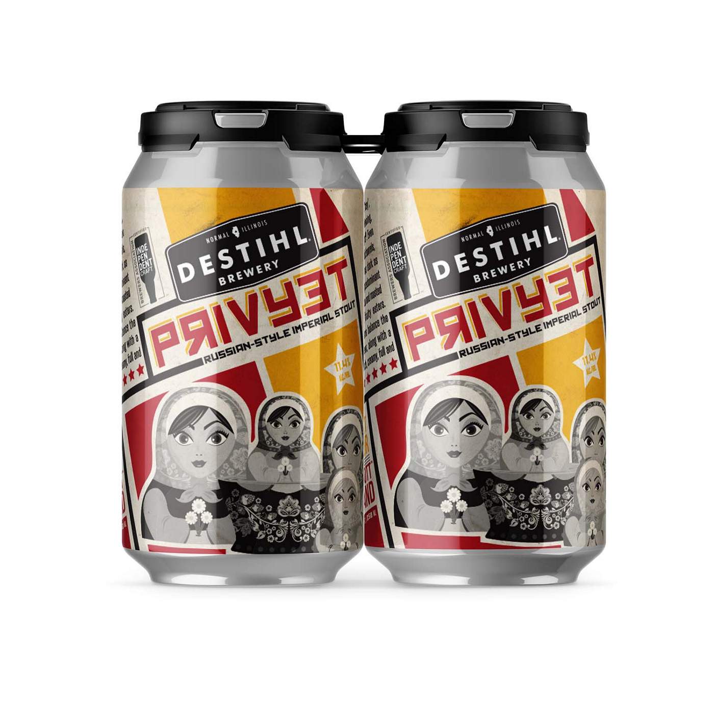 Destihl Privyet Russian-style Imperial Stout 12 oz Cans; image 1 of 2