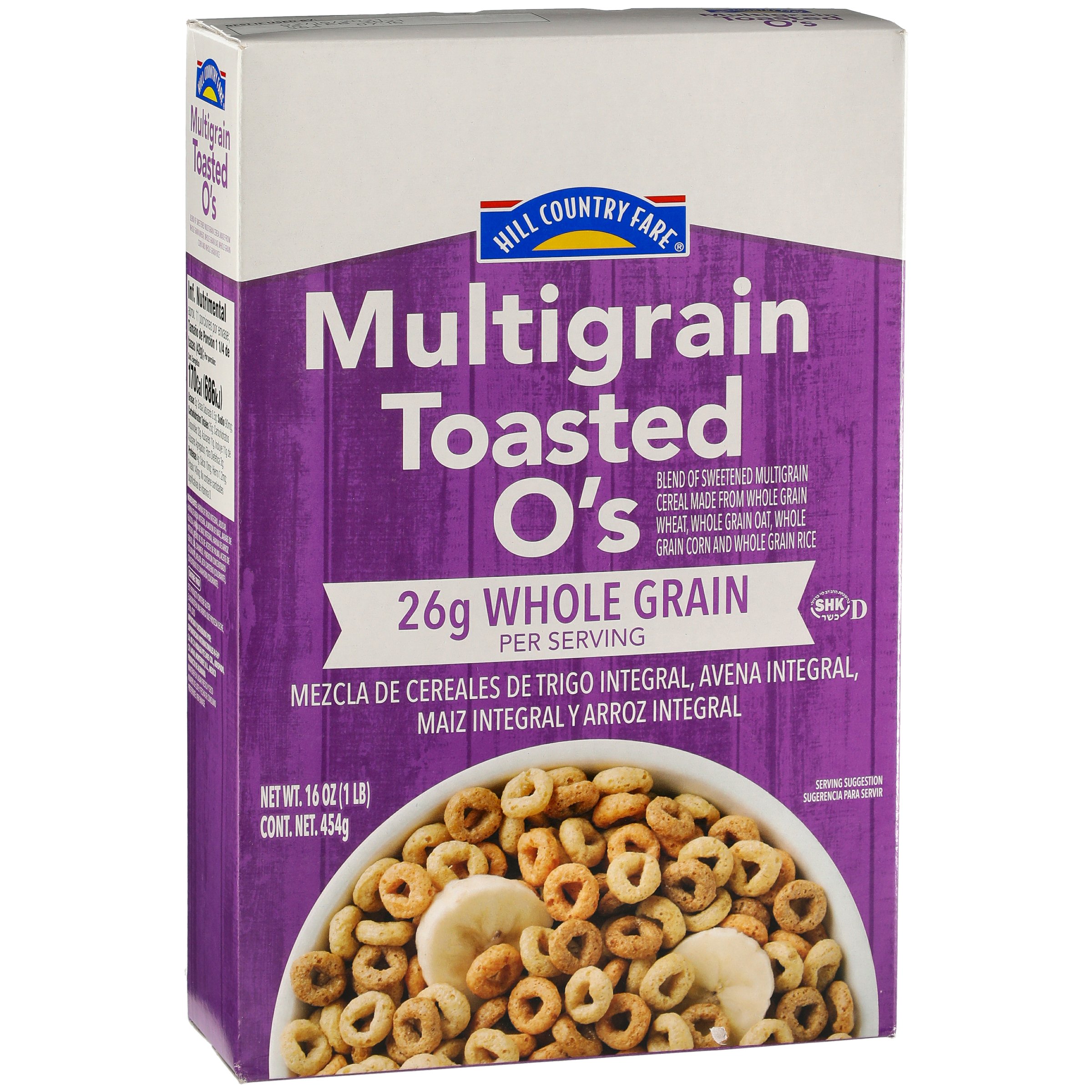 Hill Country Fare Multigrain Toasted O's Shop Cereal at HEB