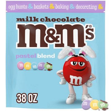 M&M'S Milk Chocolate Pastel Blend Easter Candy - Party Size