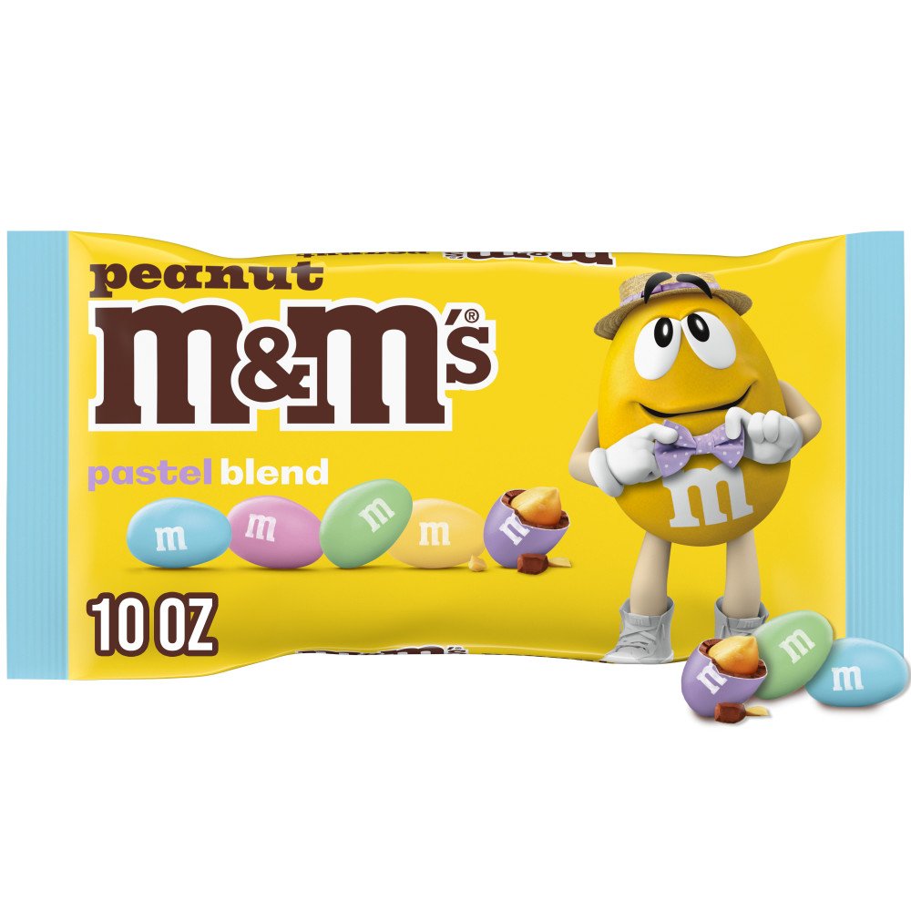 M&M'S Peanut Milk Chocolate Pastel Blend Easter Candy - Shop Candy at H-E-B