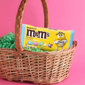 M&M'S Peanut Milk Chocolate Pastel Blend Easter Candy
