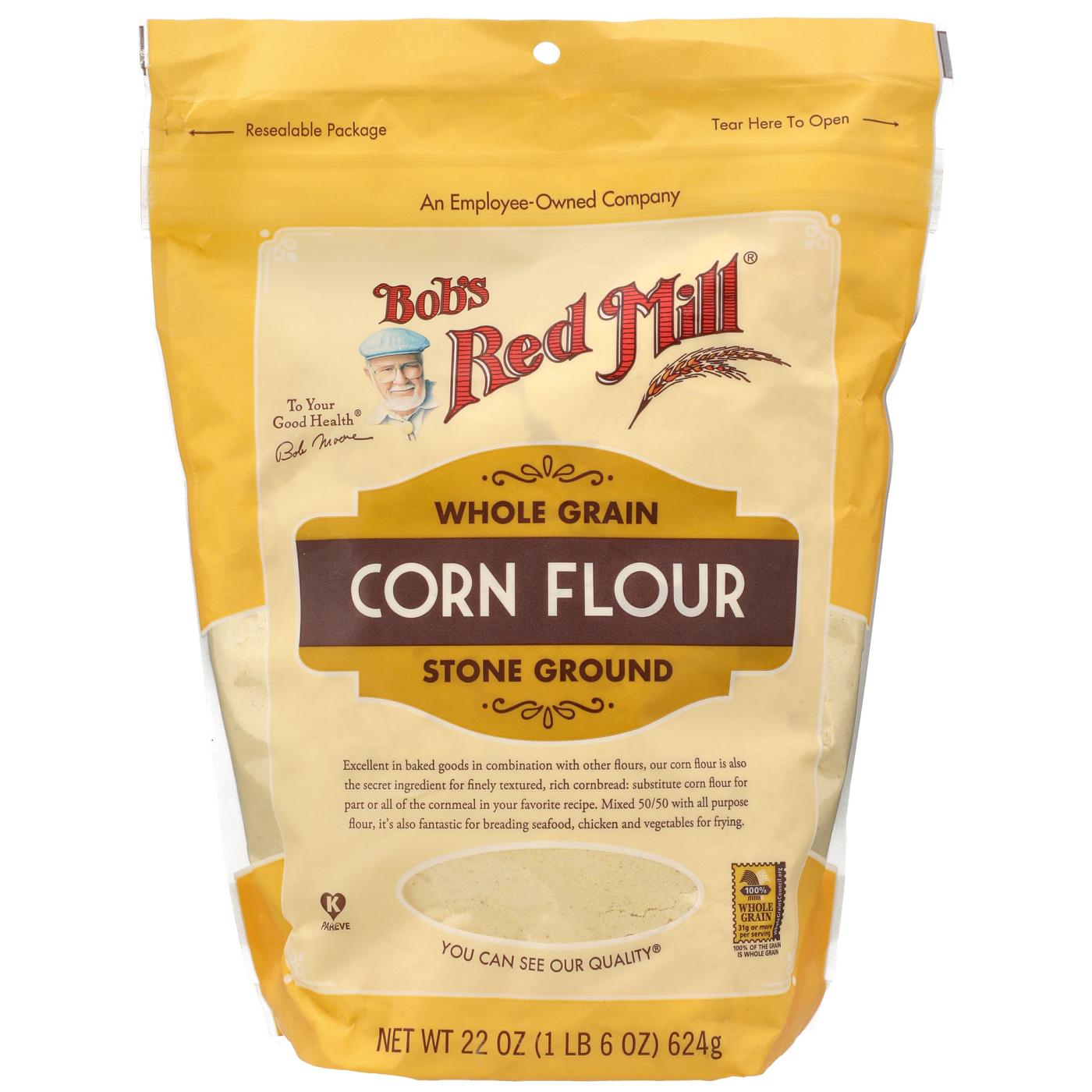 Bob's Red Mill Stone Ground Corn Flour; image 1 of 2