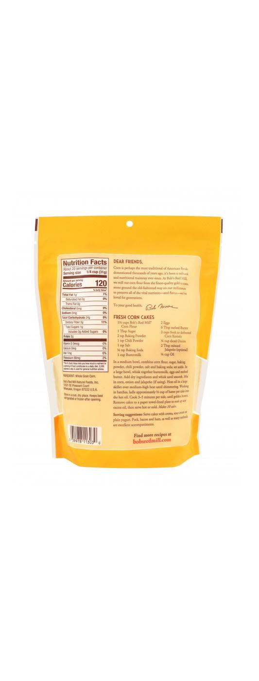 Bob's Red Mill Stone Ground Corn Flour; image 2 of 2