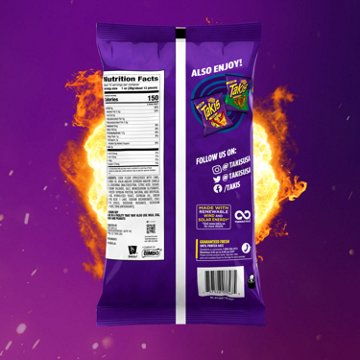 Takis Blue Heat Rolled Tortilla Chips, 9.9 oz