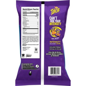 Takis Blue Heat Rolled Tortilla Chips, 9.9 oz