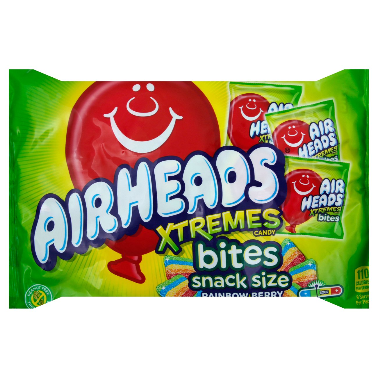 Airheads Xtremes Rainbow Berry Flavor Bites, Snack Size - Shop Candy At ...