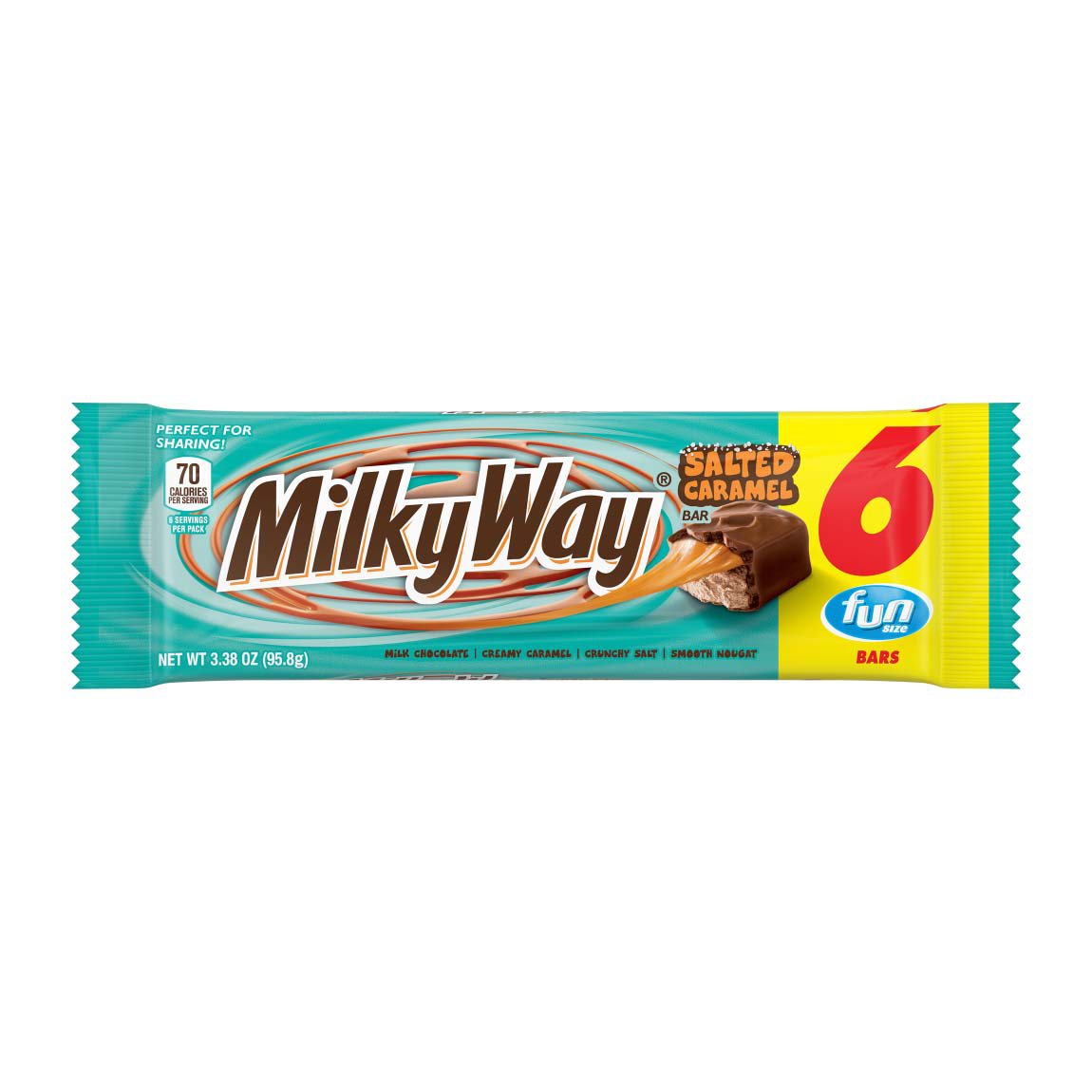 Milky Way Salted Caramel Fun Size Chocolate Candy Bars, 6 ct. - Shop ...