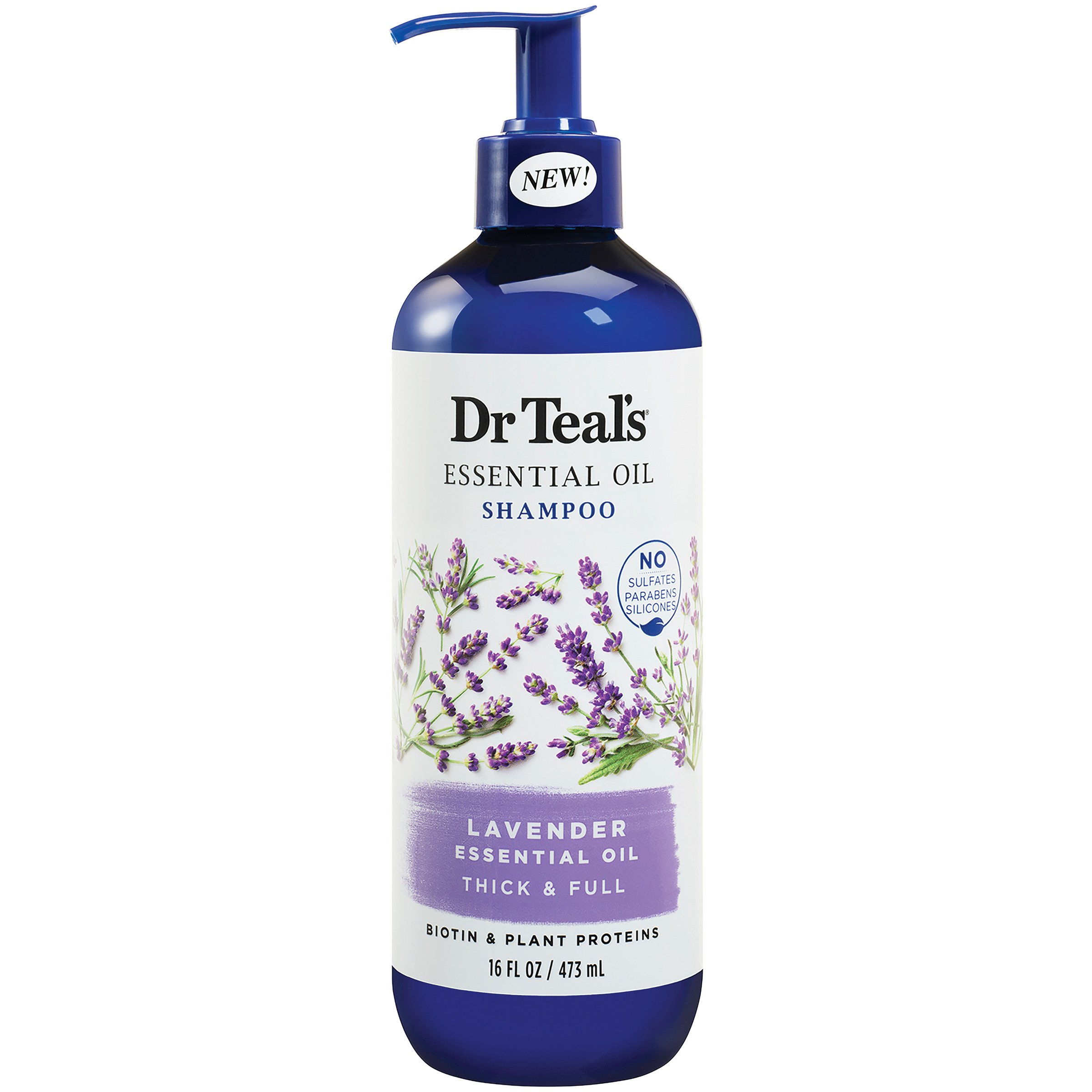 Dr Teal's Lavender Thick & Full Essential Oil Shampoo Shop Hair Care