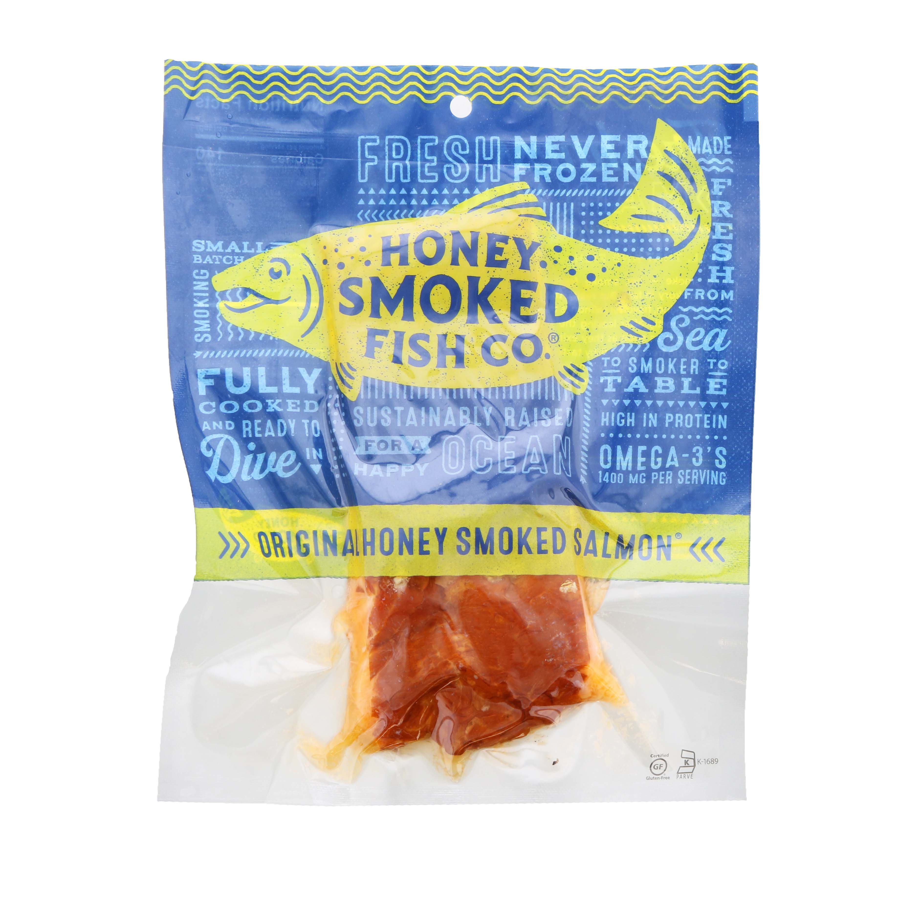 Honey Smoked Fish Co. Original Honey Smoked Atlantic Salmon Shop Fish