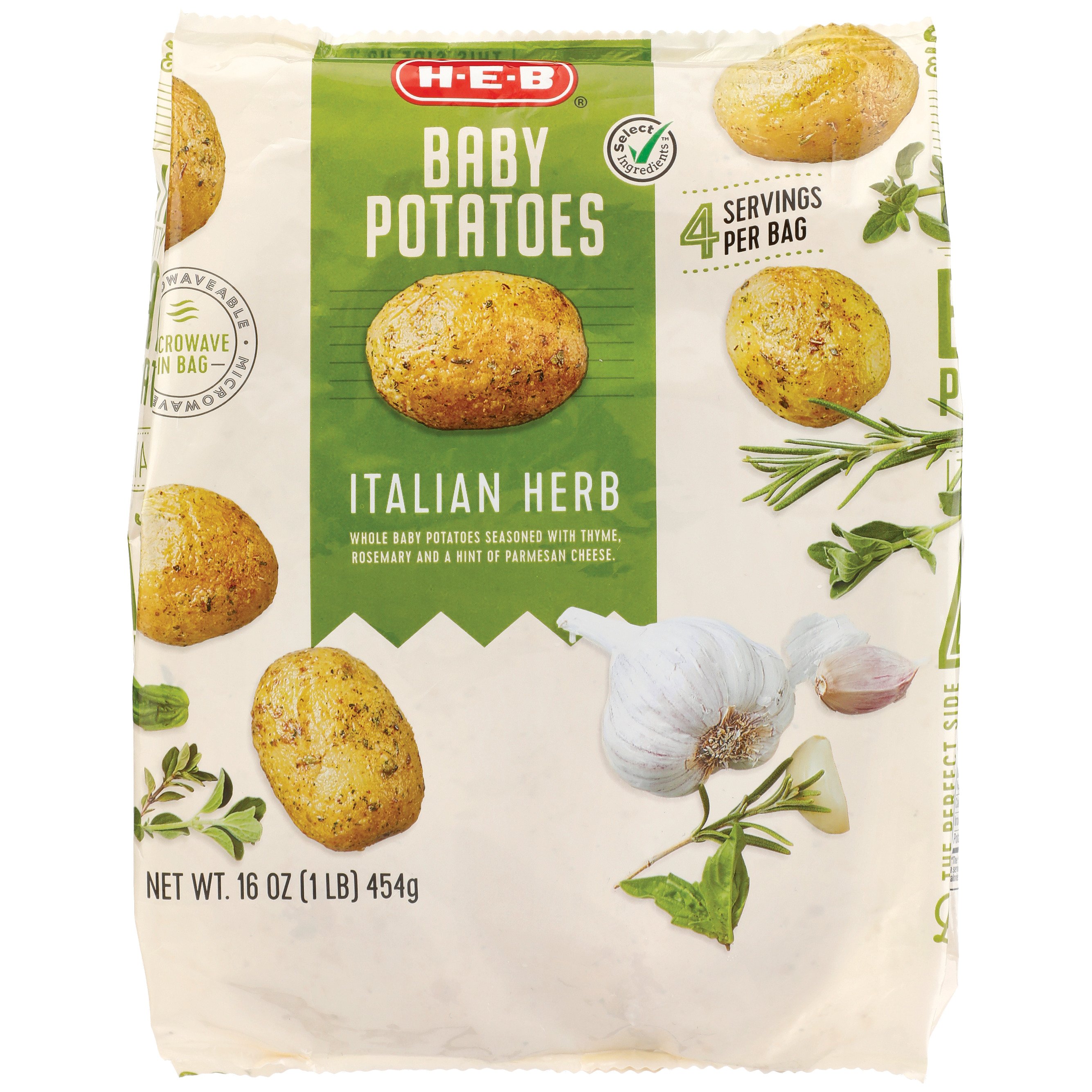 H-E-B Select Ingredients Italian Herb Whole Baby Potatoes - Shop ...