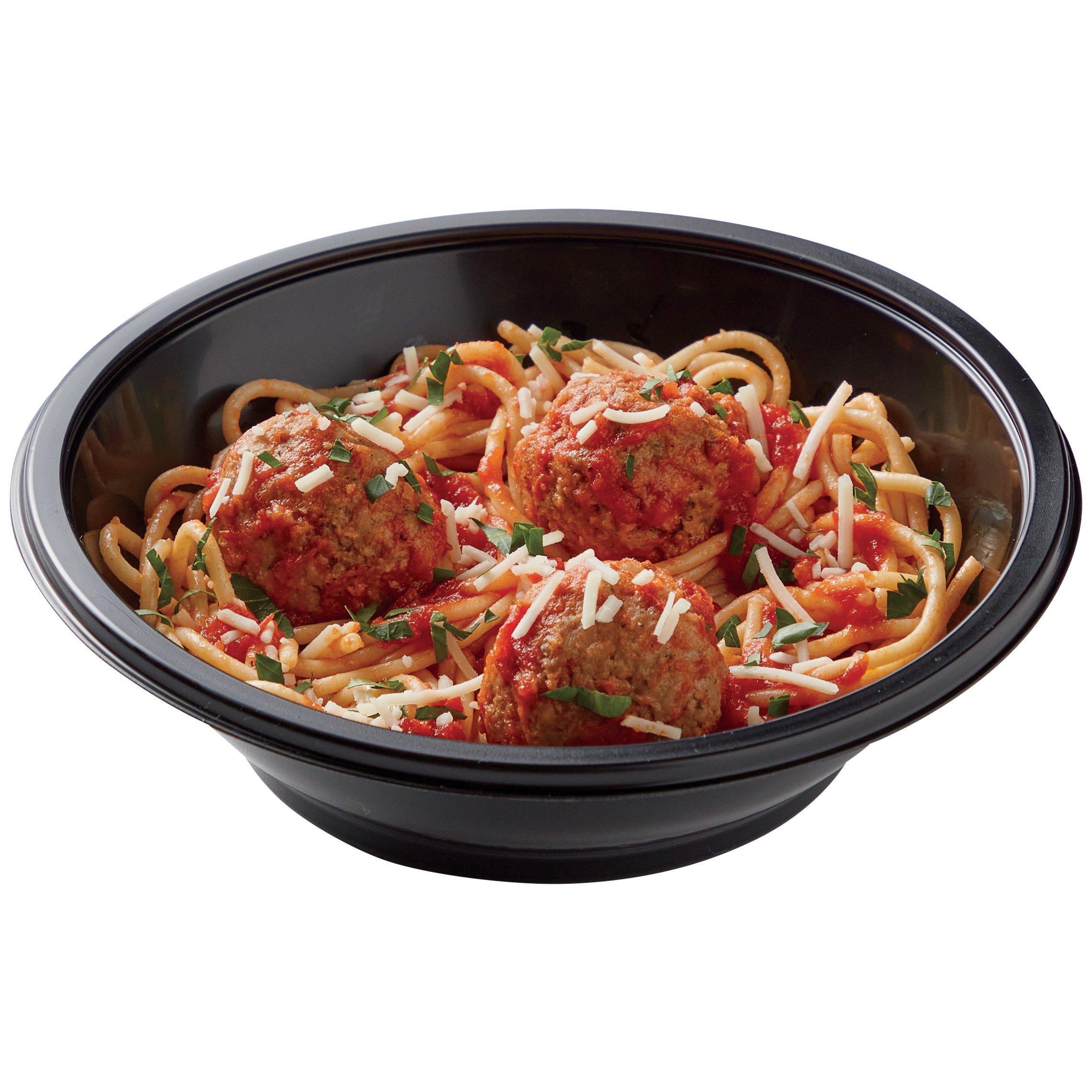 Meal Simple by HEB Spaghetti with Beef & Pork Meatballs Bowl Shop