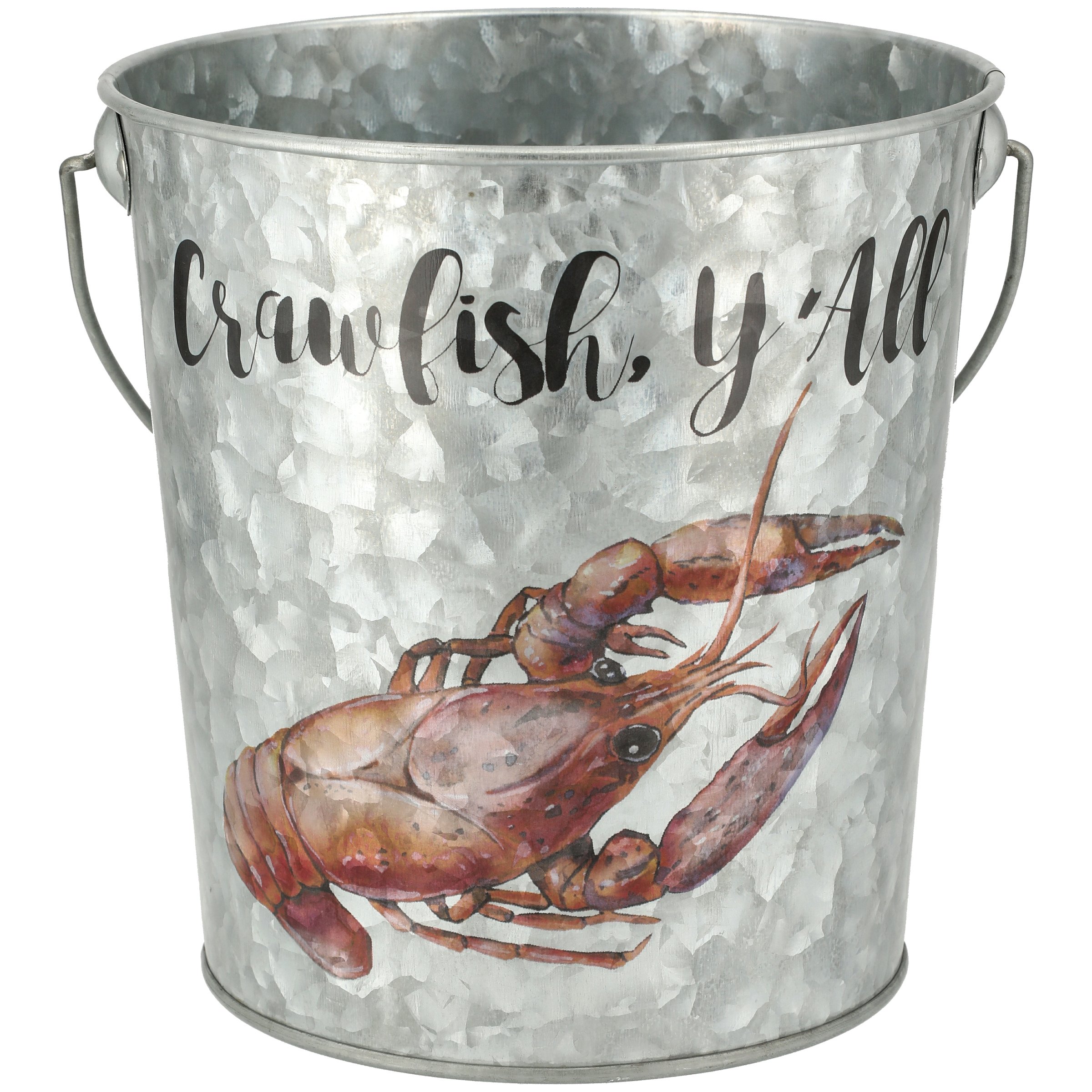 Haven & Key Crawfish Y'All Galvanized Bucket Shop Serving dishes at HEB