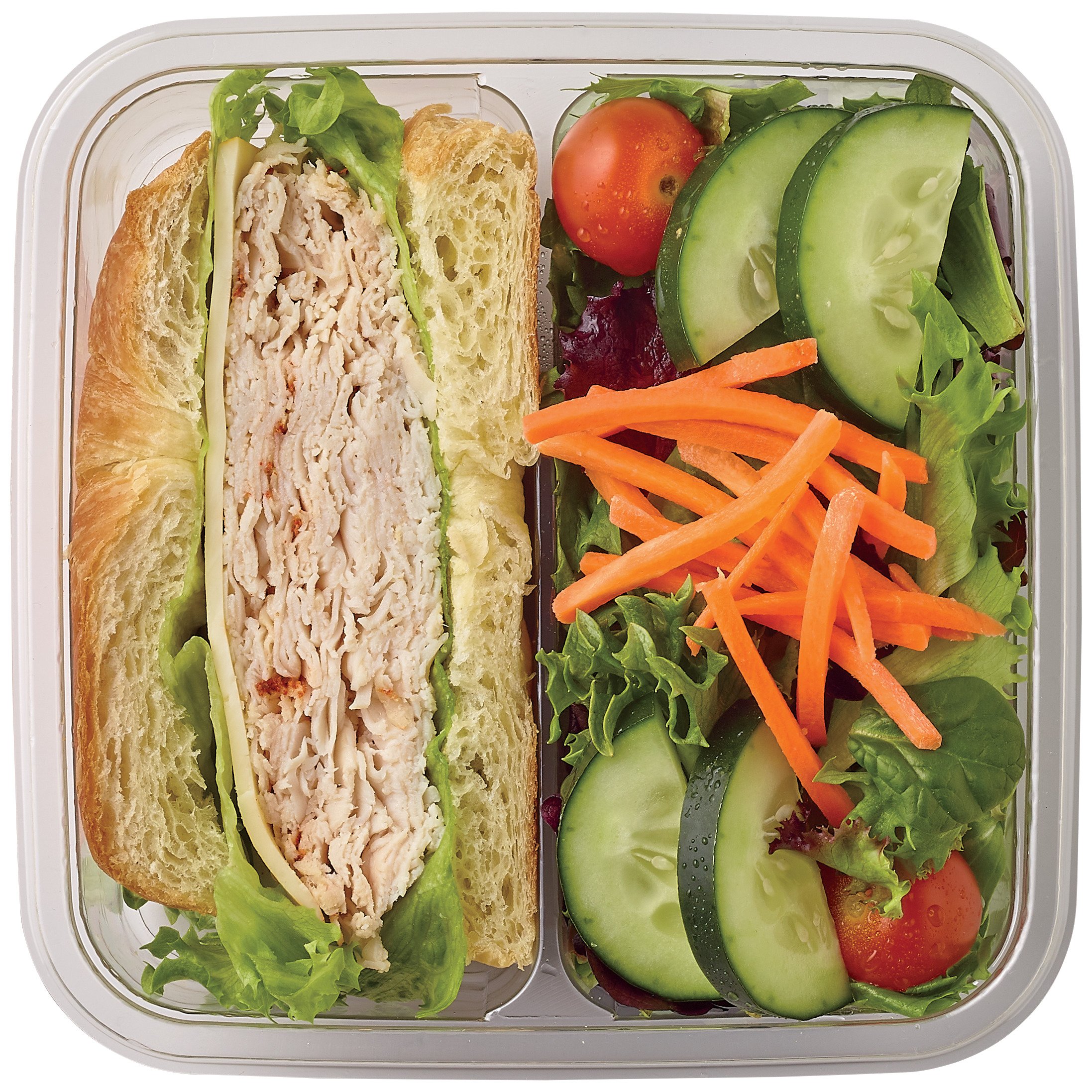 Meal Simple by HEB Oven Roasted Turkey & Muenster Cheese Croissant