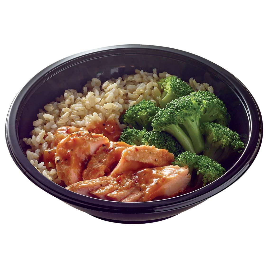 HEB Meal Simple Grilled Salmon & Honey Garlic with Brown Rice and
