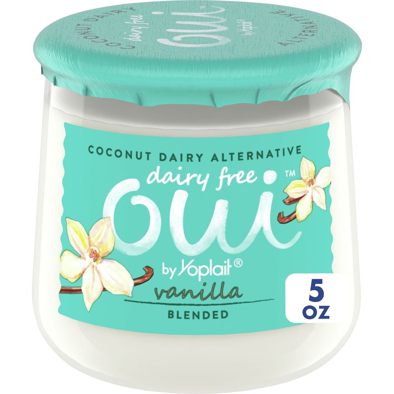 Oui by Yoplait Vanilla Dairy Free Yogurt Alternative Jar, 5 oz