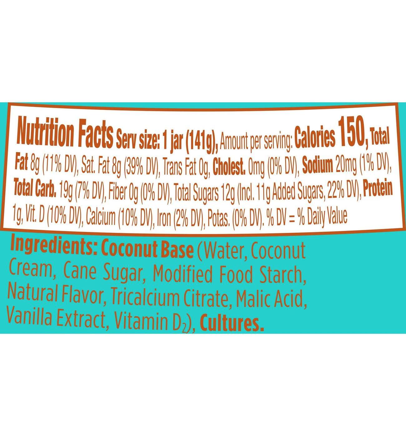 Yoplait Oui Dairy Free Vanilla French Style Yogurt; image 5 of 5