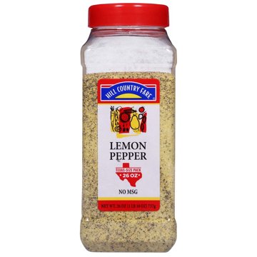 Hill Country Fare Lemon Pepper - Texas-Size Pack