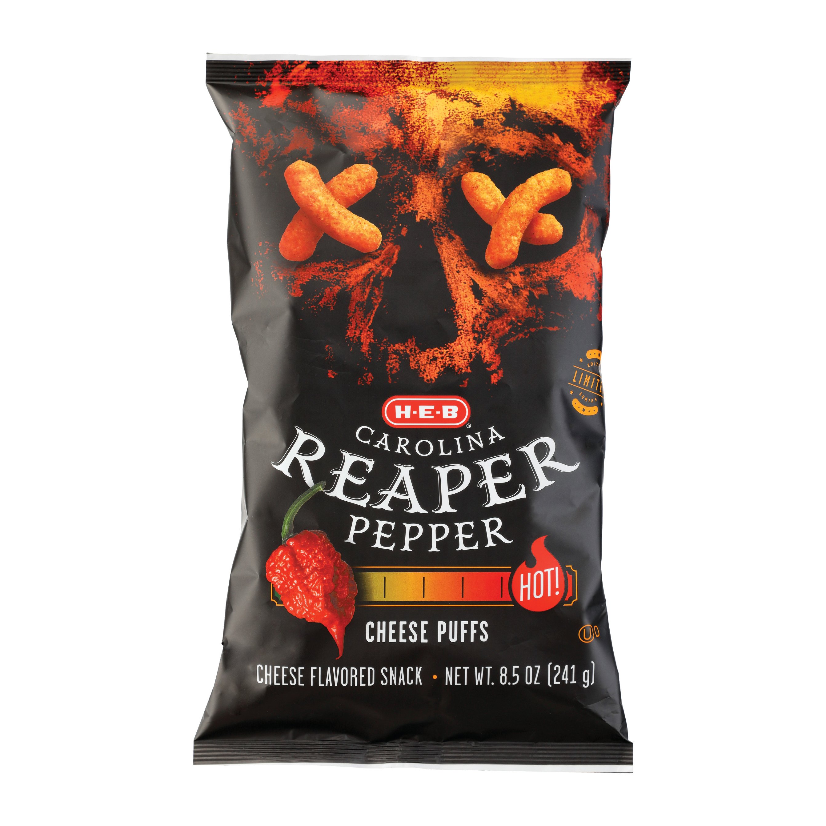 H-E-B Carolina Reaper Pepper Cheese Puffs