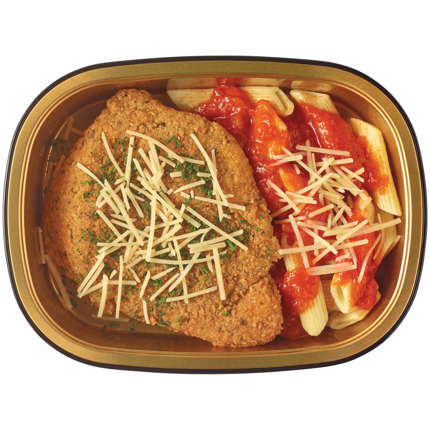 Meal Simple by H-E-B Parmesan Breaded Chicken Breast & Penne Pasta; image 1 of 4
