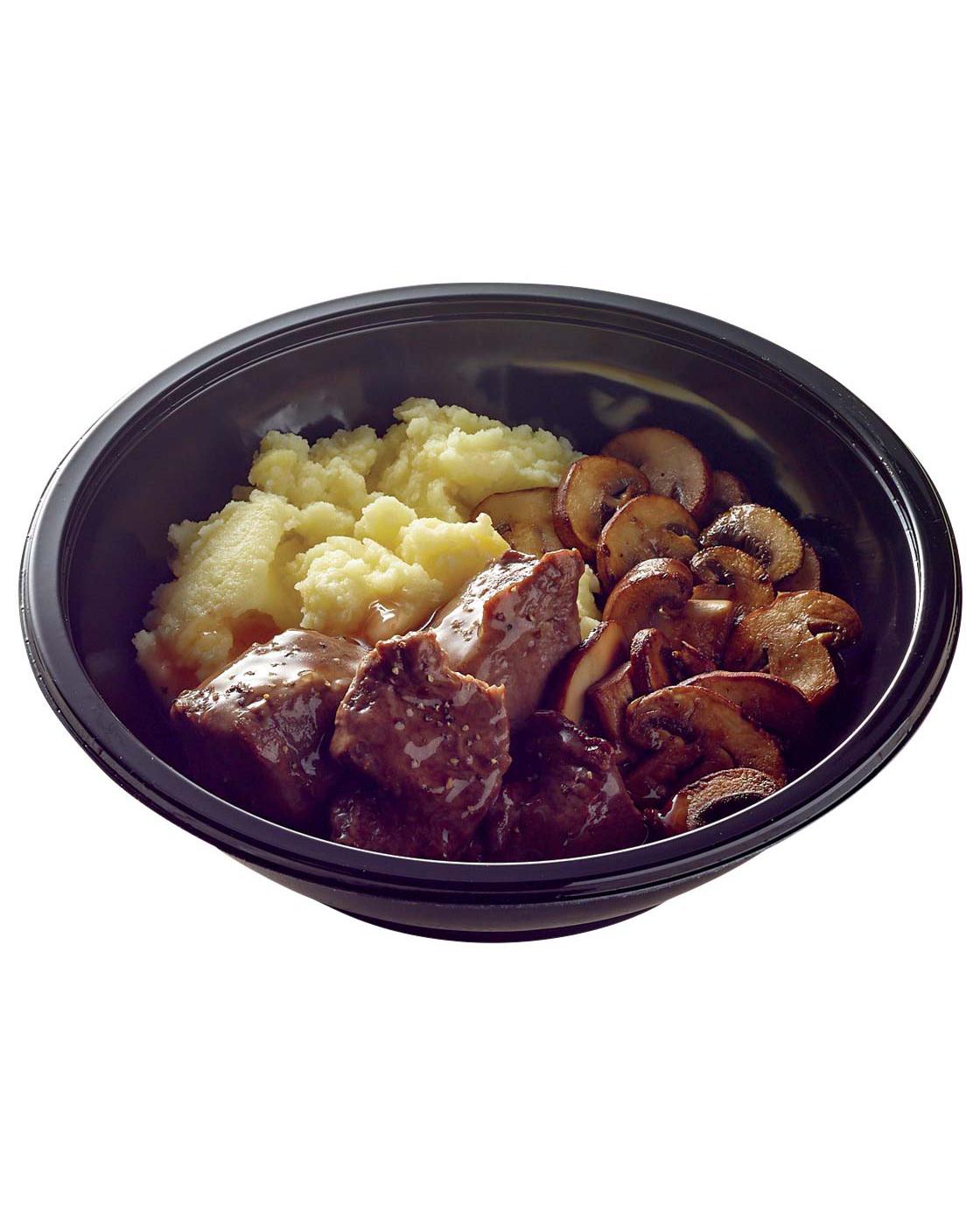 Meal Simple by H-E-B Beef Tenderloin Steak Tips Bowl; image 3 of 4