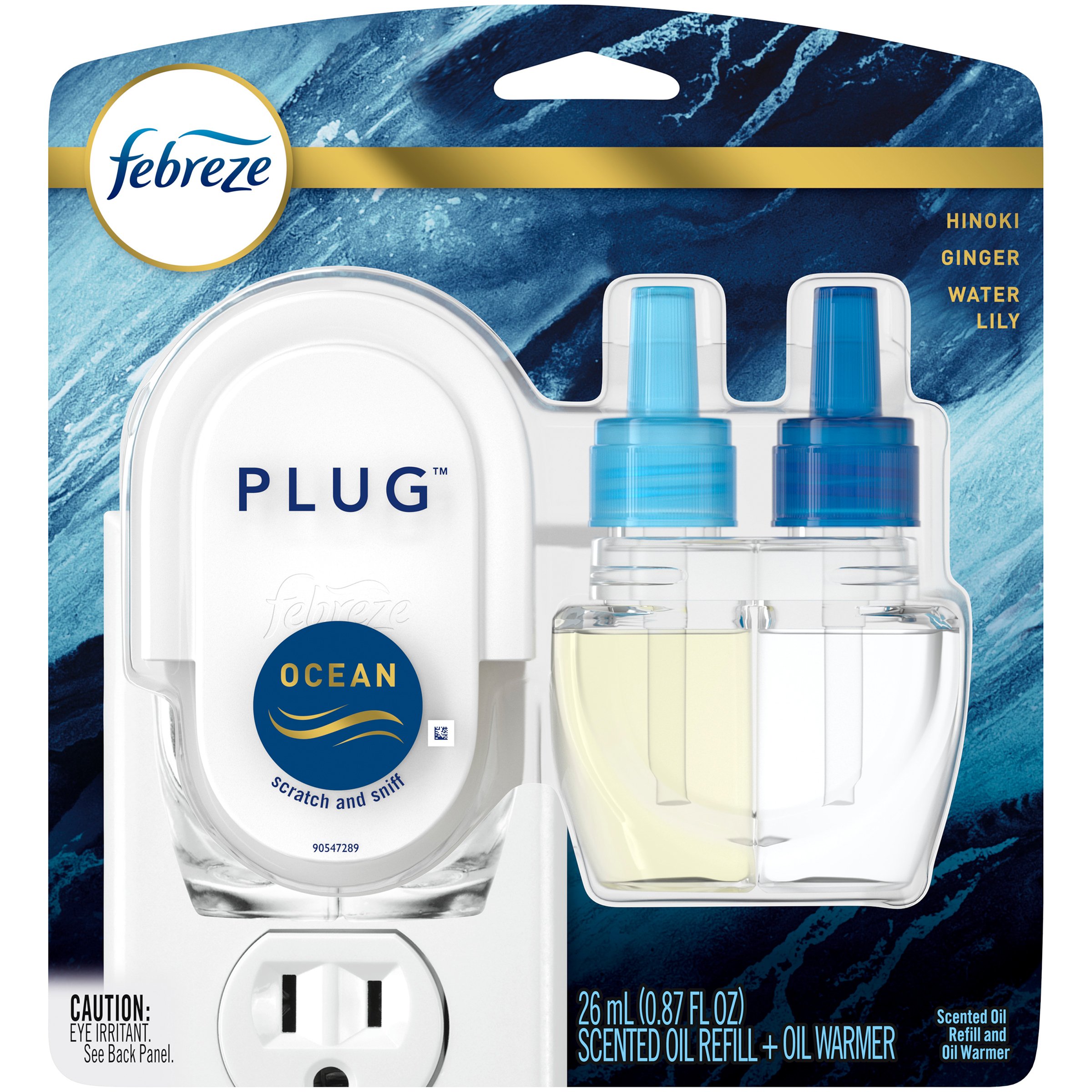 Febreze Plug Ocean Starter Kit - Shop Scented Oils & Wax at H-E-B