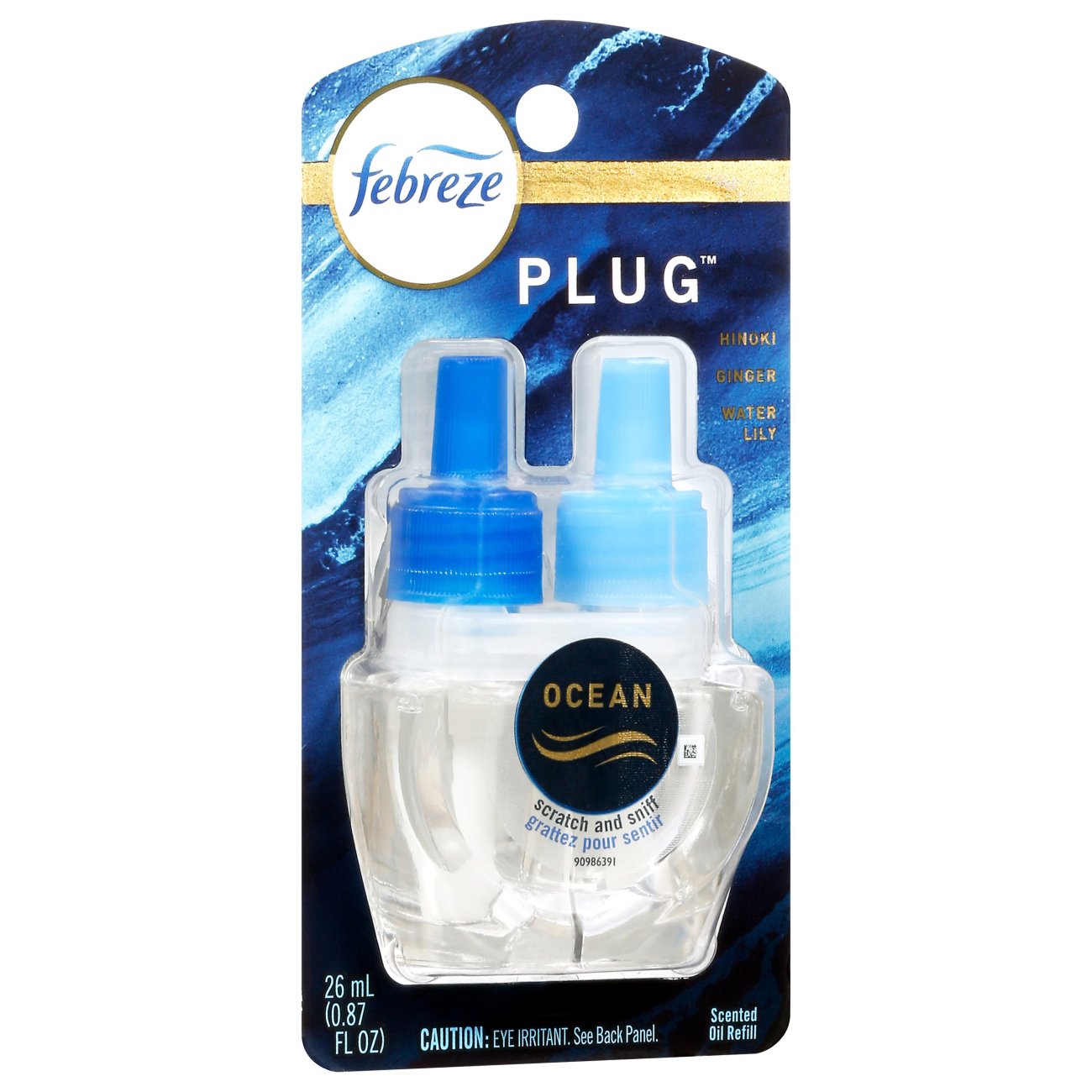 Febreze Plug Ocean Scented Oil Refill Shop Scented oils & wax at HEB