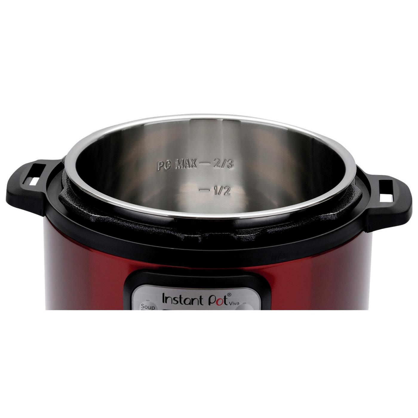 Instant Pot Viva Black Multi-Use 9-in-1 6 Quart Pressure Cooker 