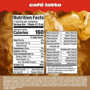 Premier Protein 30g Protein Shakes 4 pk Cartons - Café Latte