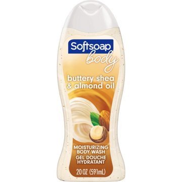 Softsoap Moisturizing Body Wash - Buttery Shea & Almond Oil, 20 oz