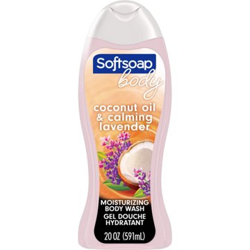 Softsoap Moisturizing Body Wash - Coconut Oil & Lavender, 20 oz