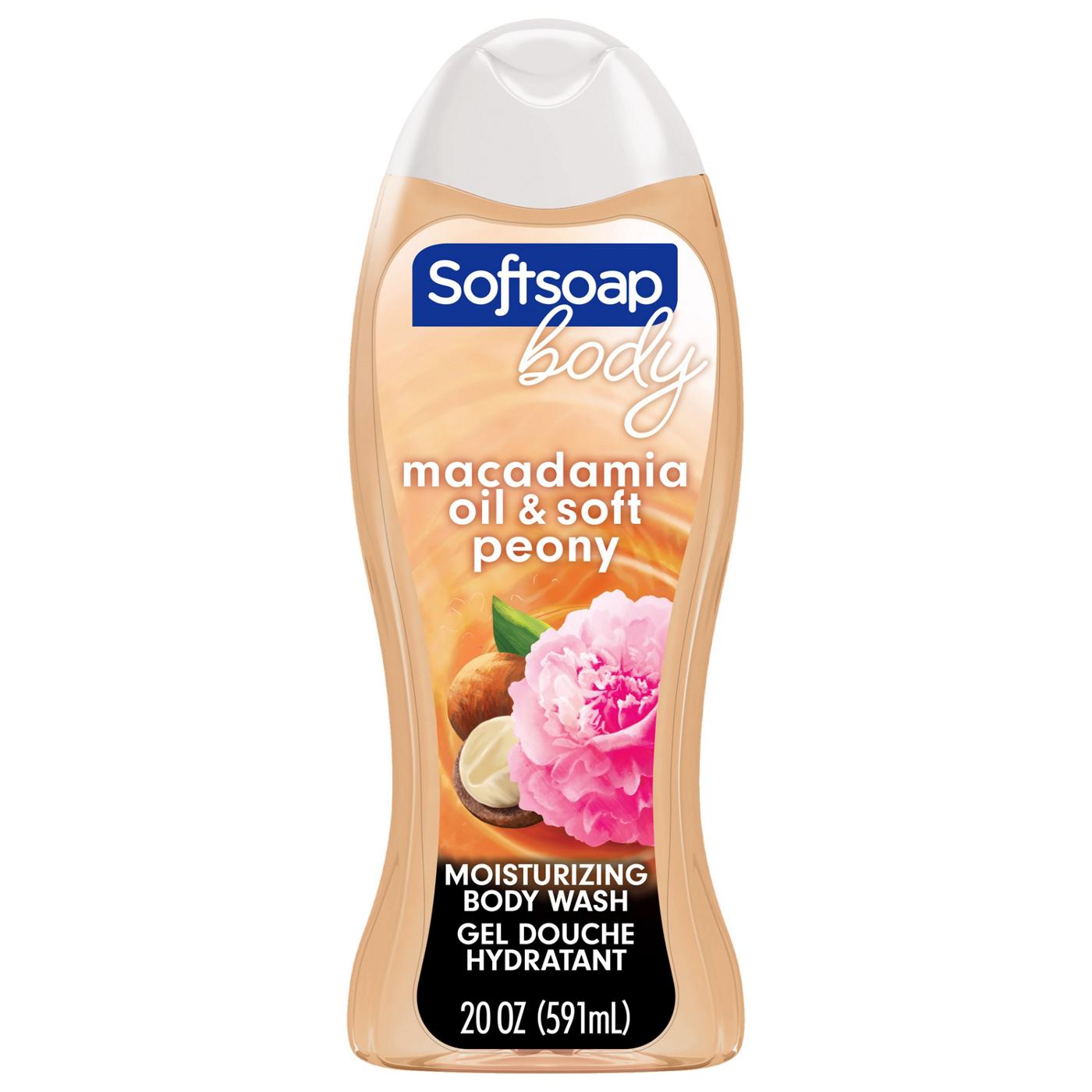 Softsoap Moisturizing Body Wash - Macadamia Oil & Soft Peony; image 1 of 9