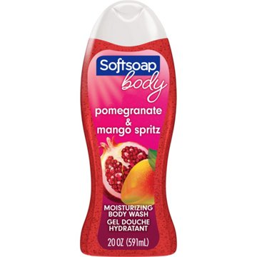 Softsoap Moisturizing Body Wash - Pomegranate & Mango Spritz, 20 oz