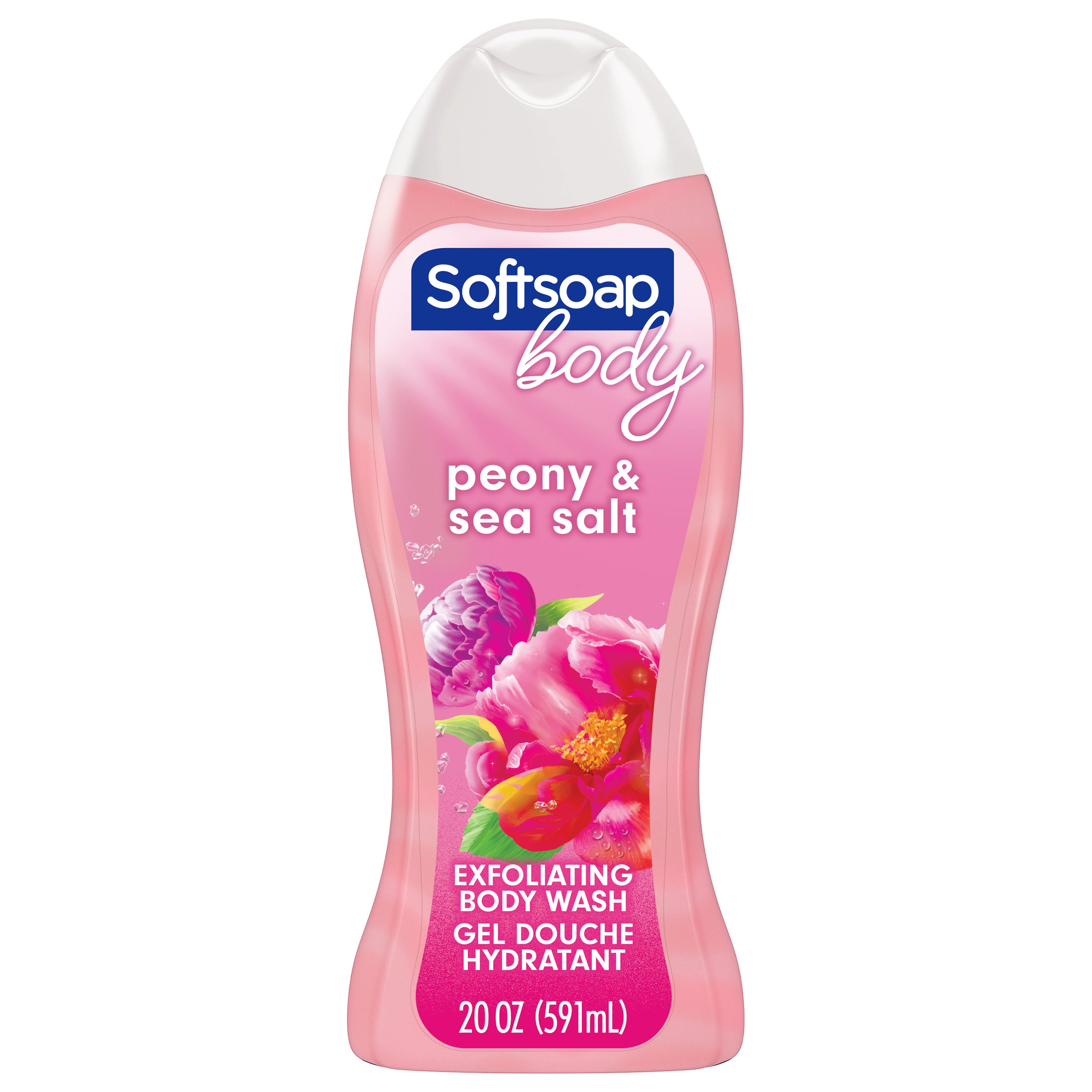 Softsoap Pink Peony & Sea Salt Body Wash Shop Cleansers & Soaps at HEB