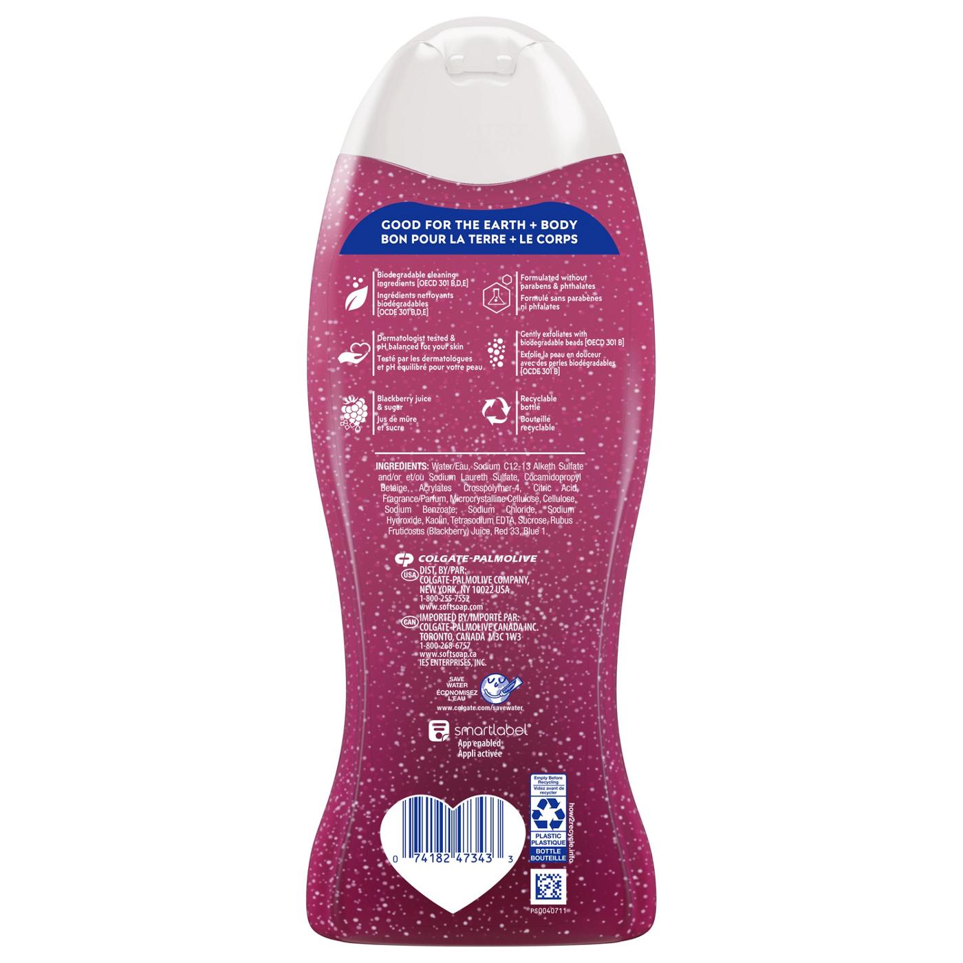 Softsoap Exfoliating Body Wash - Blackberry Sugar; image 9 of 9