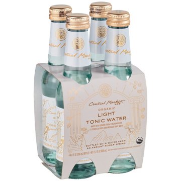 Central Market Organic Light Tonic Water 6.8 oz Bottles