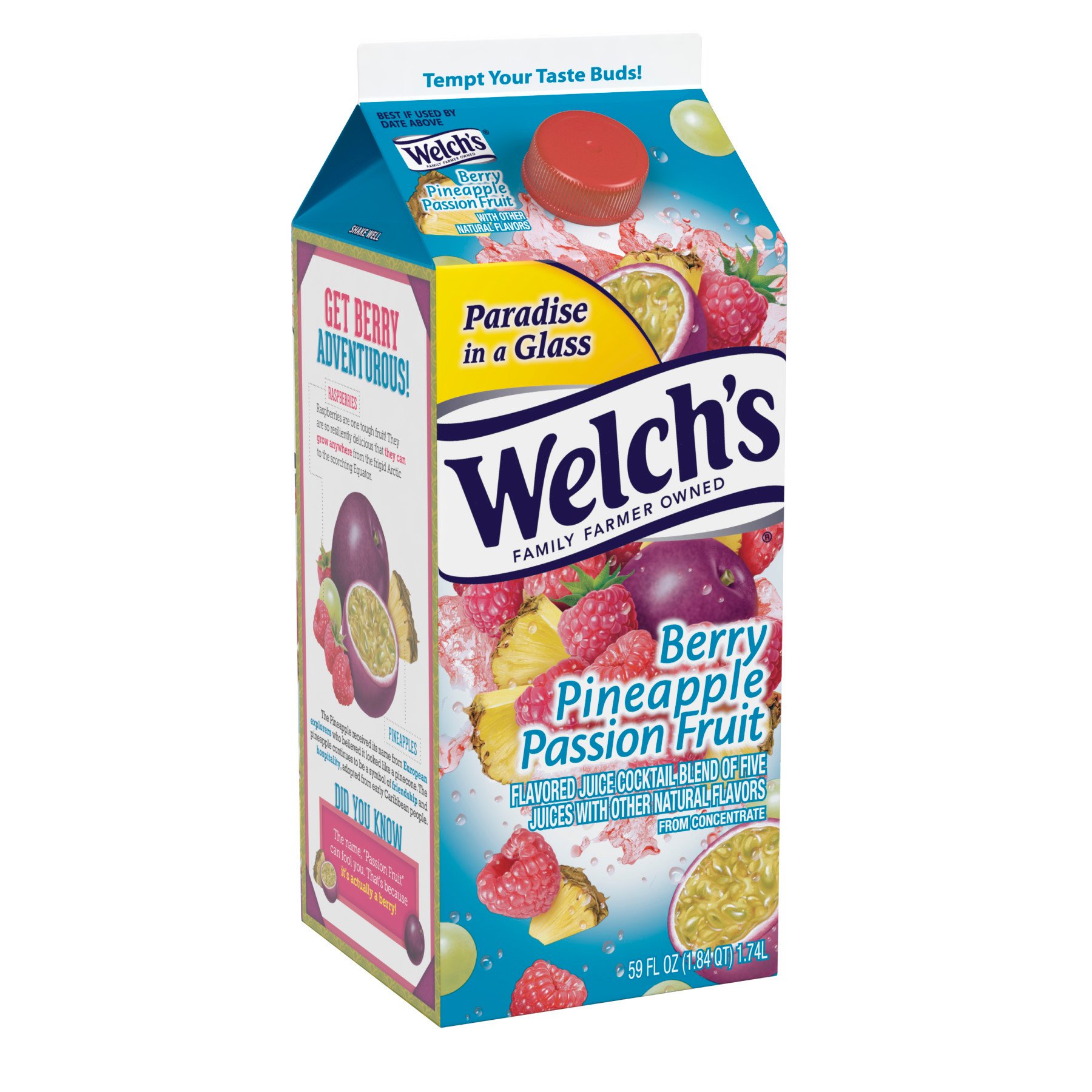 Welch's Berry Pineapple Passion Fruit Cocktail Juice Shop Juice at HEB
