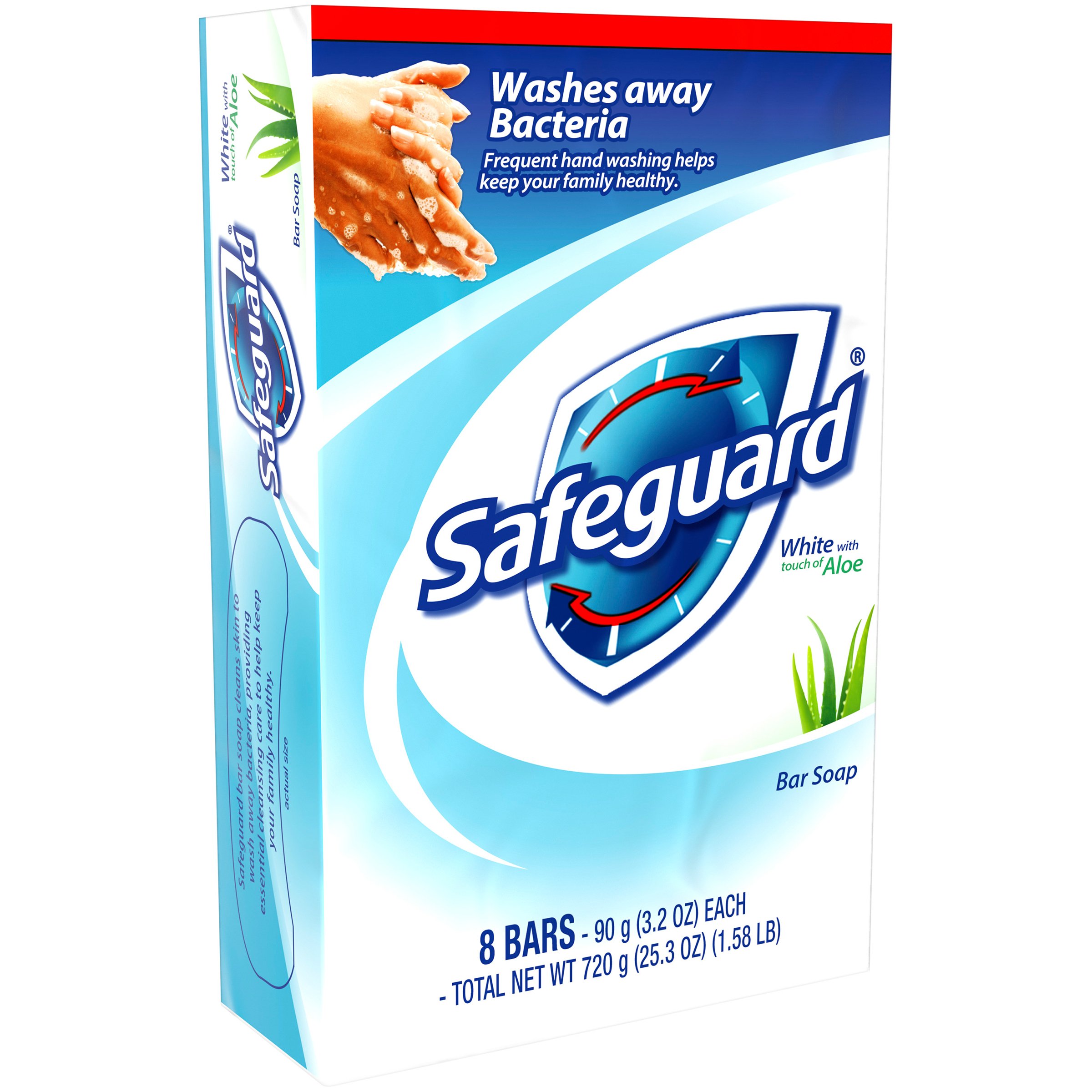 Safeguard White with Aloe Bar Soap Shop Cleansers & Soaps at HEB