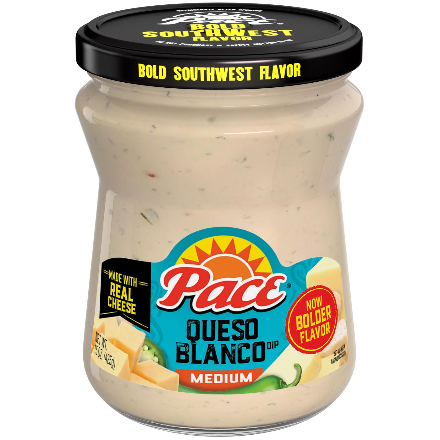 Pace Medium Queso Blanco Cheese Dip; image 1 of 6