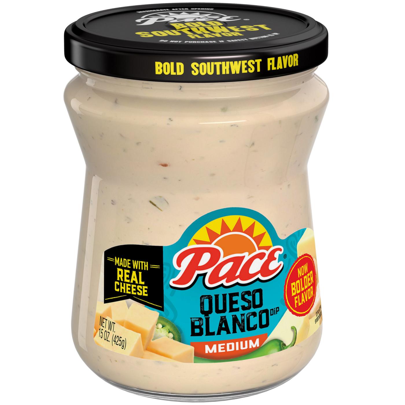 Pace Medium Queso Blanco Cheese Dip; image 2 of 6