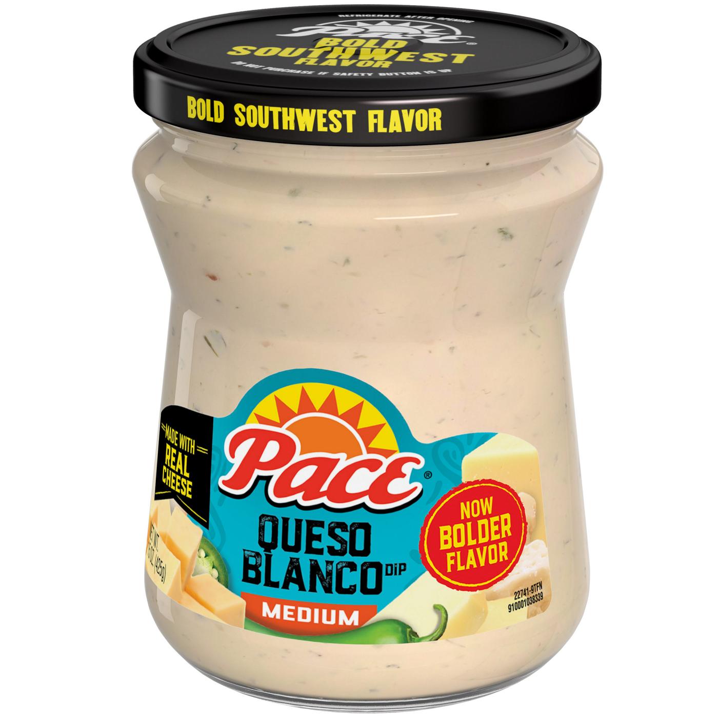 Pace Medium Queso Blanco Cheese Dip; image 5 of 6