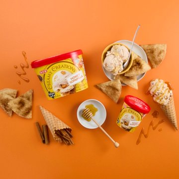 H-E-B Creamy Creations Honey Sopapilla Ice Cream