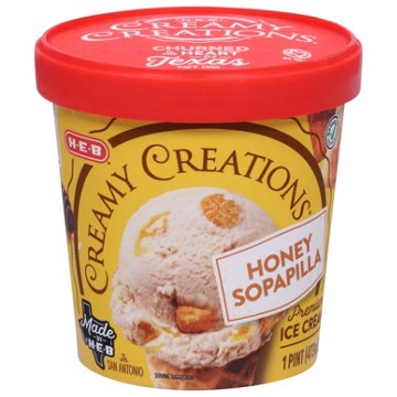 H-E-B Creamy Creations Honey Sopapilla Ice Cream